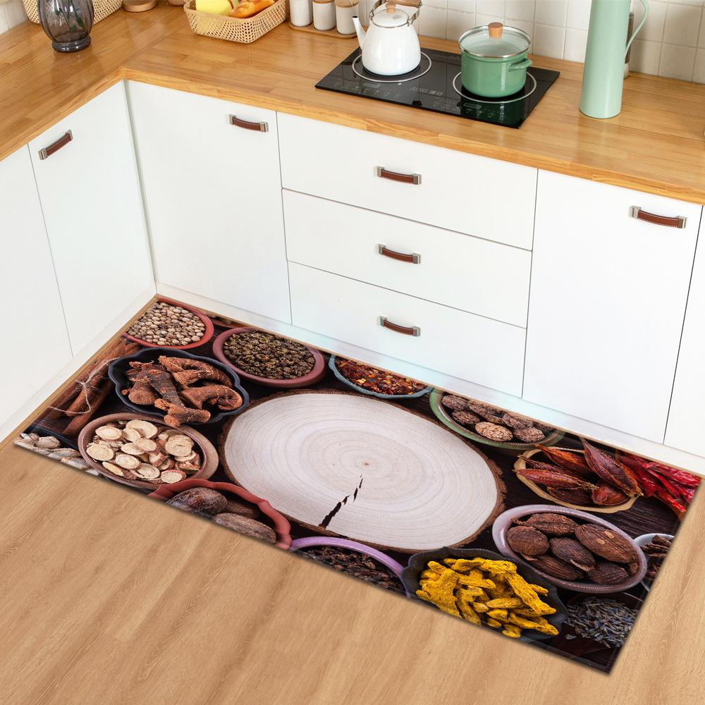 Home Bedroom Living Room Long Carpet Entrance Bathroom Non-slip Floor Mat Modern Kitchen Carpet