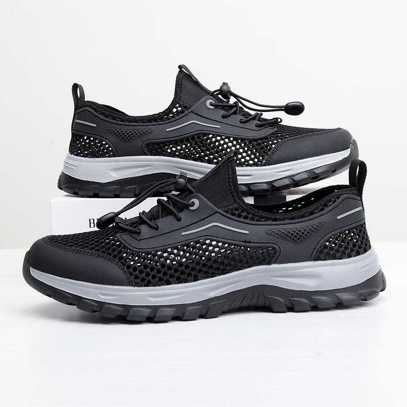 Men's net shoes spring new breathable wading shoes men's sports casual running shoes mesh hiking shoes