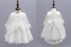 LovKin Baby Dress Set with Formal Perfect for Baby Shrine and Hospital Size 12M Girl's 3-Piece Ribbon, Tulle, Showers, Visits, Outfits, White,