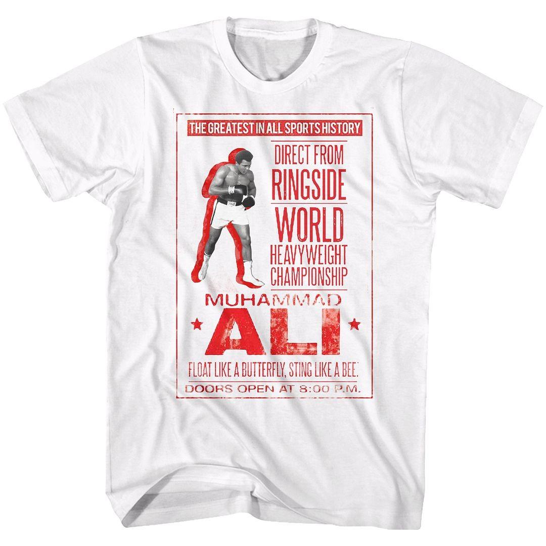 Muhammad Ali Poster Natural Icon Shirt XXL