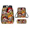 Cartoon Anime Shoulder Bag Pencil Case School Backpack For Children