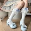 Cotton Lolita Knee Socks With Sweat Absorption For Girls Spring Summer