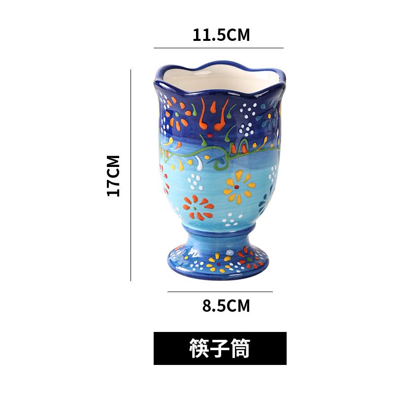 

Керамический держатель для палочек для еды, клетка для палочек для еды, домашняя кухонная полка, ящик для хранения столовых приборов, стойка для хранения, органайзер для палочек для еды, бутылка для хранения