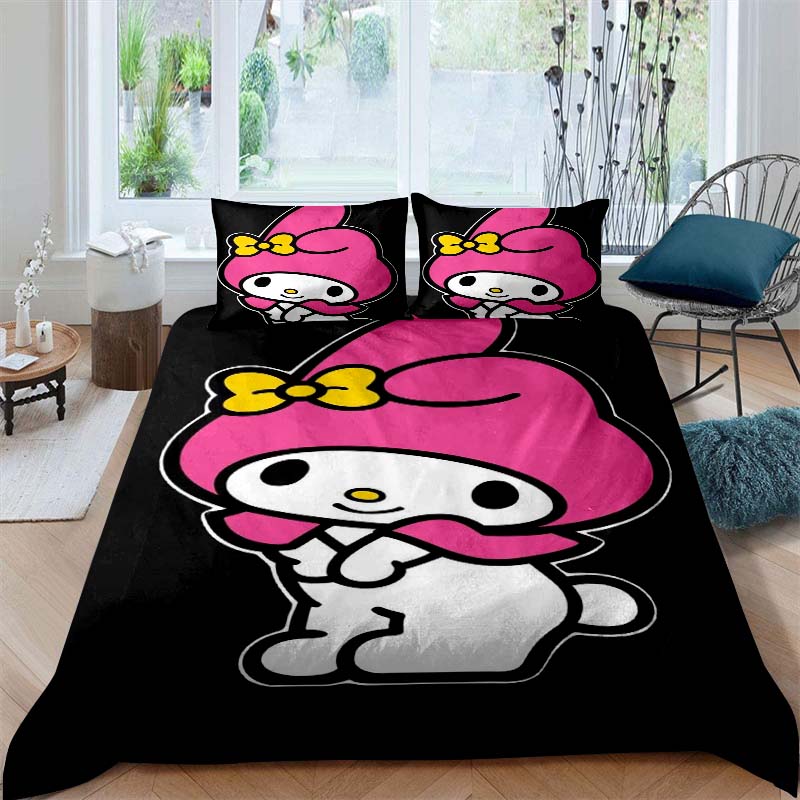 Cartoon My Melody Soft and Comfortable Duvet Cover, Children's Bedding Set Gift, Extra Large Size, Multiple Sizes Available.