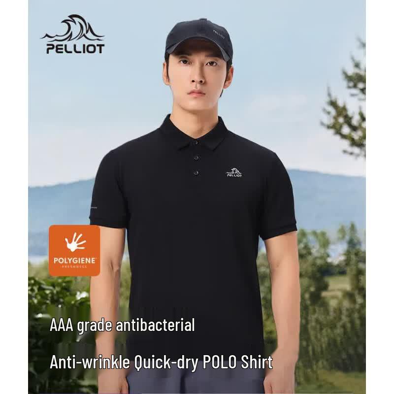 Pelliot Unisex Quick-Dry Polo T-Shirt