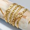 18K Gold Plated Horseshoe Buckle Bracelet for Women, 316L Stainless Steel, Colorfast, Simple and Elegant Design.