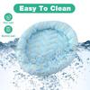 Round Pet Cooling Mat Summer Pet Cooling Pad Cat cooling mat dog mat ice silk cool pet mat Pet Supplies for Hot Weather