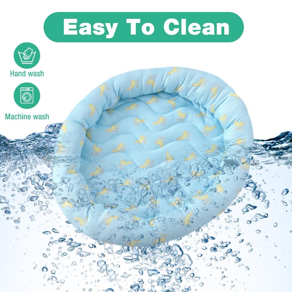 Round Pet Cooling Mat Summer Pet Cooling Pad Cat cooling mat dog mat ice silk cool pet mat Pet Supplies for Hot Weather