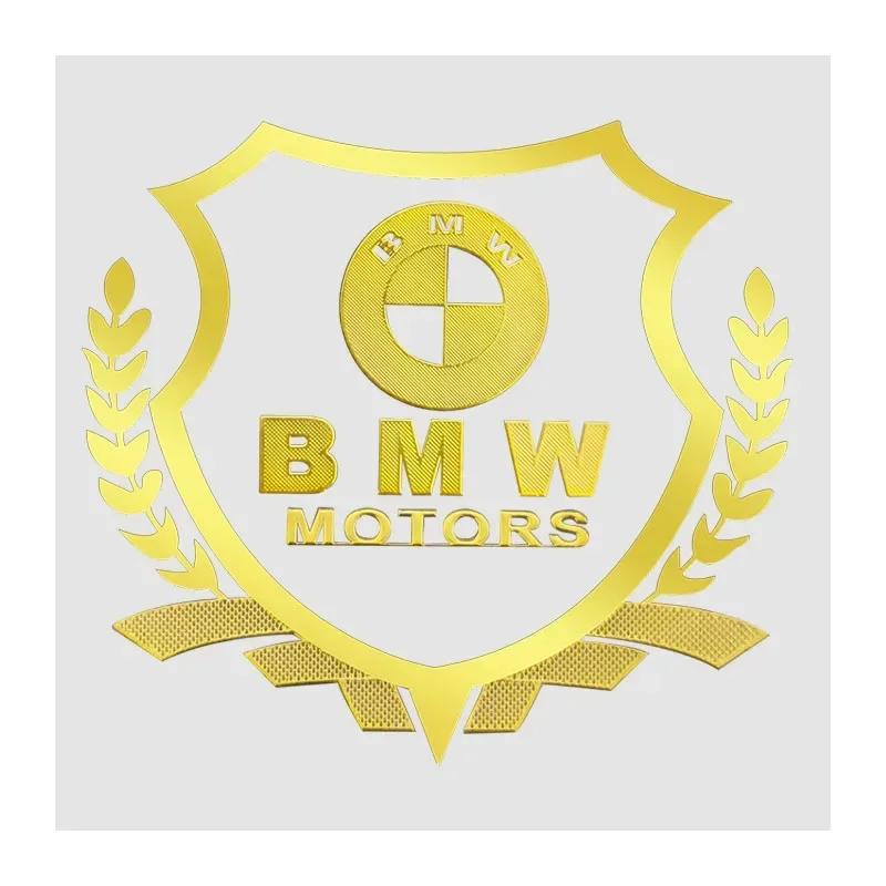 2025 Hot For BMW Wheat Logo Car Sticker Gold/Silver Emblem Side Badge Decal VIP For BMW X7 X3 X4 X5 X6 5 7 Series G11 G12 G30 G3