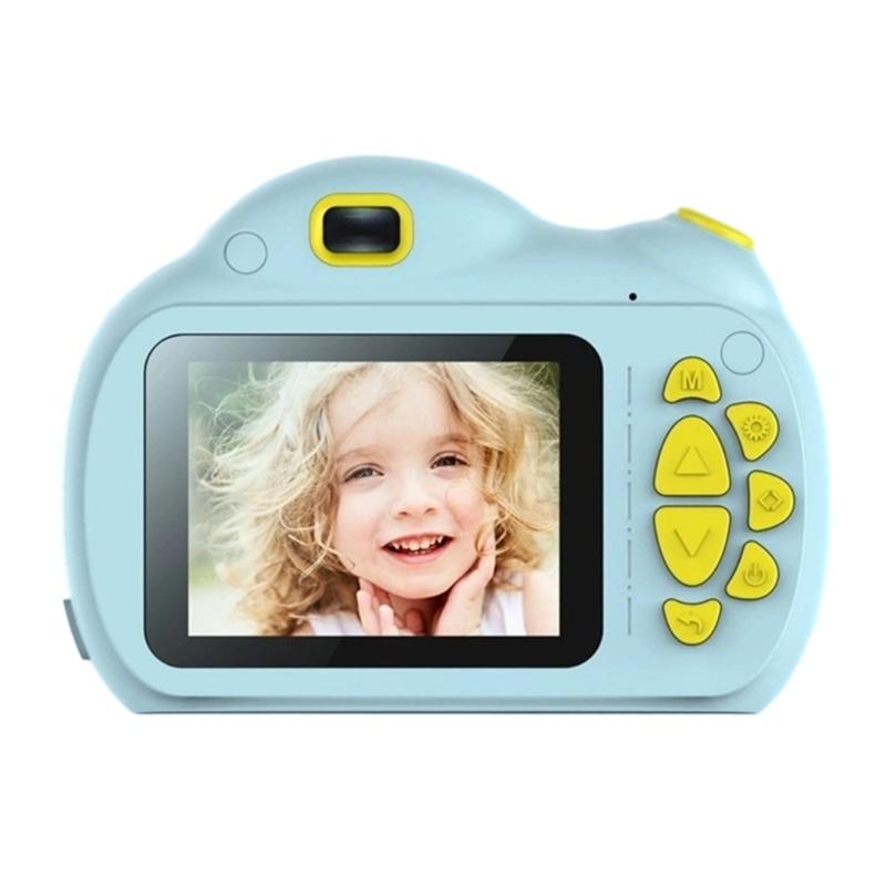 Childrens Digital Camera Shockproof Silicone Case Simple One Button 1GB Build in Memory 16GB Expandable Easy Grip Design