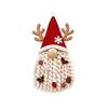 Hand-Knitted Seasonal Crochet Door Hanger Kit Santa Claus Easter Bunny Crochet Gnome Door Decor Kit Christmas Tree