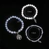 Healing Crystal Bracelets for Women, 8mm Beaded Natural Stone Stretch Chakra Bracelets Tree of Life