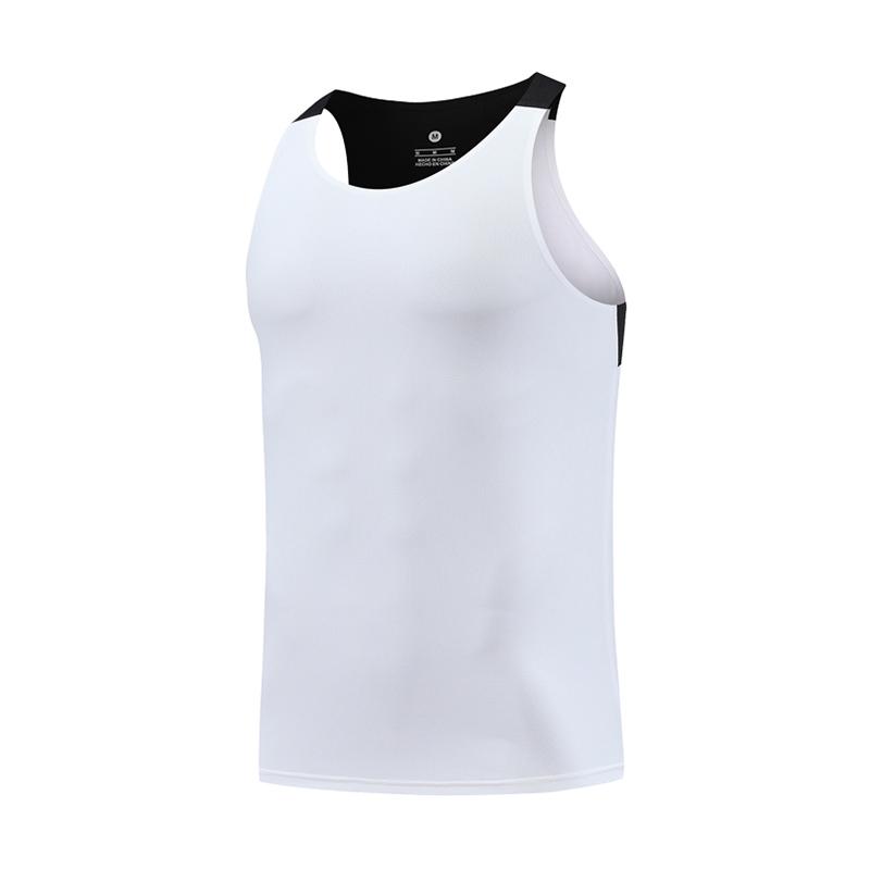 Men Gym Sleeveless Vest Bodybuilding Exercise Vest Muscle Training T-shirt Outdoor Hiking Top Summer Training Athletics Clothes