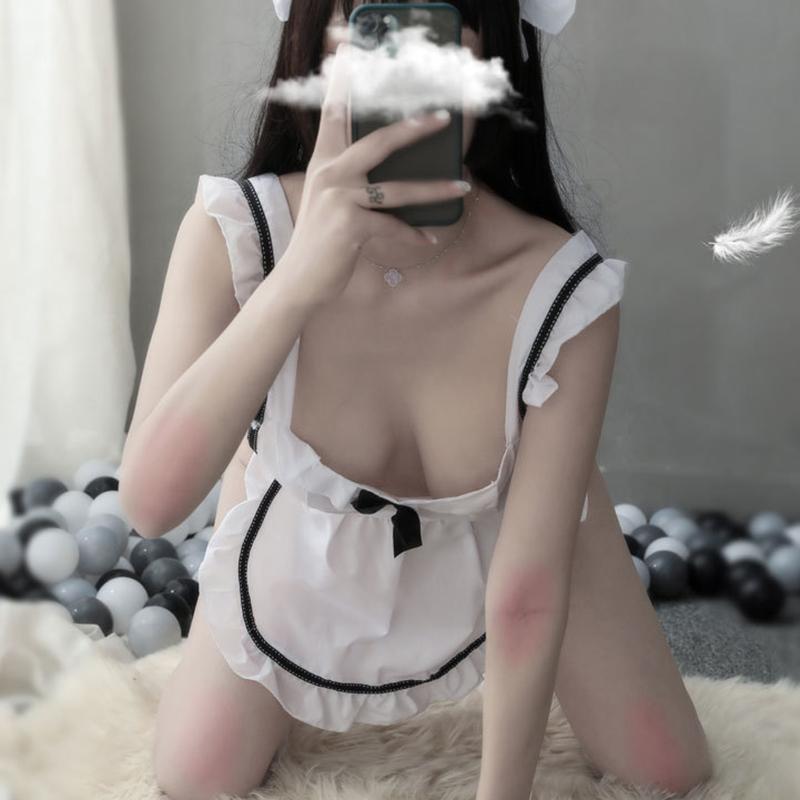 Sexy Lingerie Maid Hot Nightclub Princess Role Play Suit