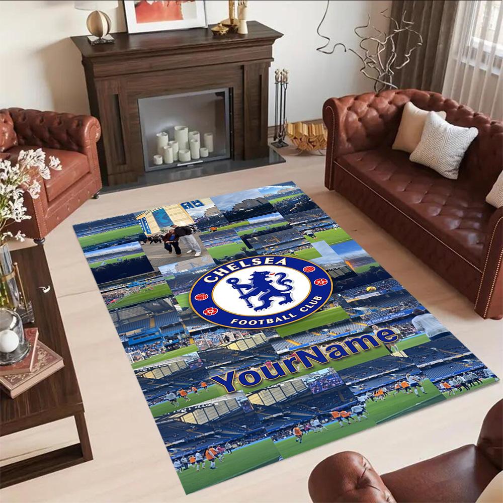 Chelsea Customize Your Name Carpet Perfect for Entryway Hallway Study Room Dining Room Anti-slip Rug Anime Office Decor Gift for Festivals