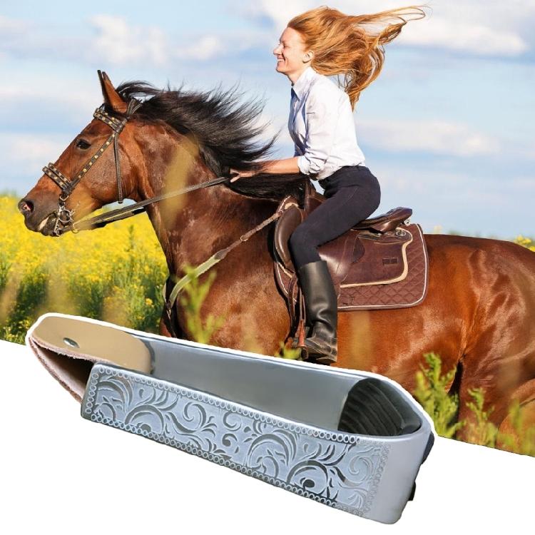 Horse Riding Stirrups Replacement Overshoe Aluminum Cushioned Western Stirrups for Horse Saddles Equestrian Gift