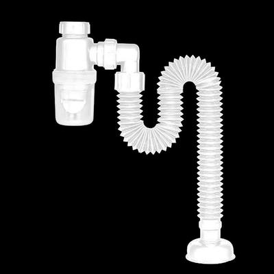 Toilet Kitchen Basin Drain Pipe Sink Single-slot Double-slot Drain Deodorant Sewer Drain Accessories Drain Pipe