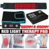 Pás pro terapii červeným a infračerveným světlem LED 850nm 660nm Pás pro úlevu od bolesti zad Stroj na hubnutí Masážní přístroj na vyhřívání pasu