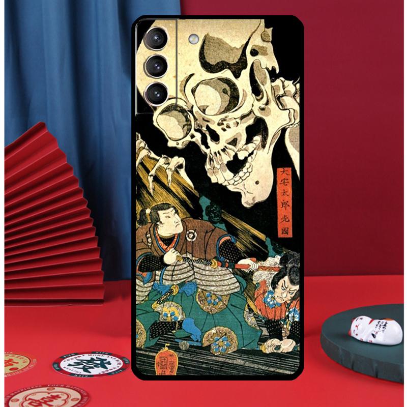 Japanese Style Art Japan Phone Case For Samsung Galaxy S25 S24 Ultra S9 S10 S20 S21 S22 S23 Plus S24 FE Back Cover