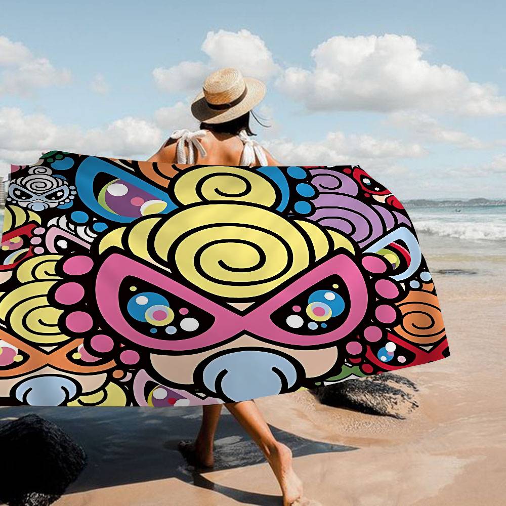 Japan Fashion Hysteric Mini Microfiber Beach Towel Absorbent Quick Dry Soft Yoga Swimming Resort Mountain Climbing Towel