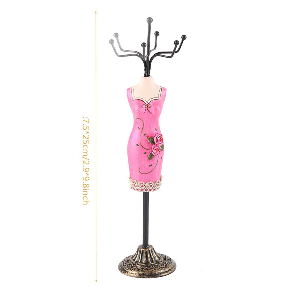 Metal Jewelry Display, Necklace Showing Rack Ear  Hanging Holder Bracelet Shelf;Gold: