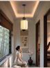 2026 Song Dynasty Aesthetic Pendant Light for Hallways, Dining Tables, and Tea Rooms