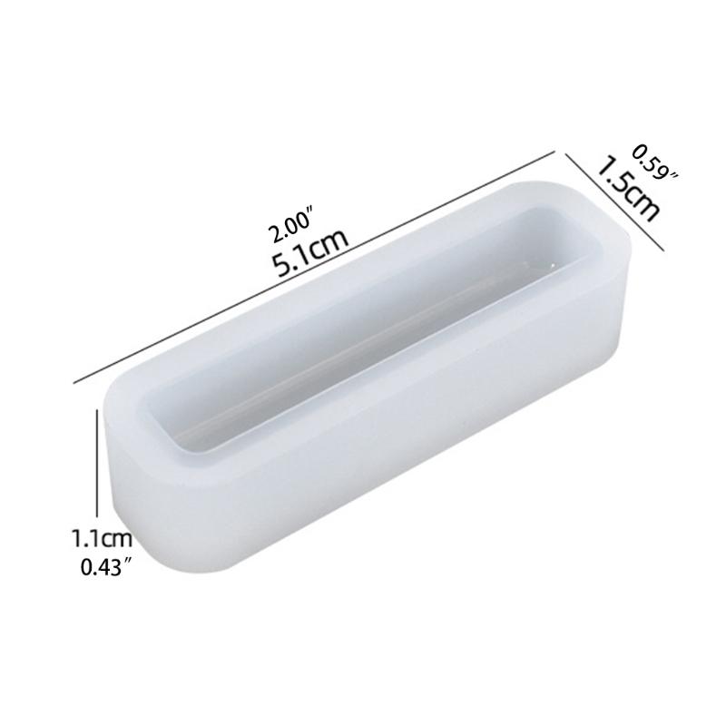 Handicrafts Earrings Eardrop Danglers Crystal Epoxy Mold Long Strip Necklace Silicone Mold Keychain Pendant Casting Mold