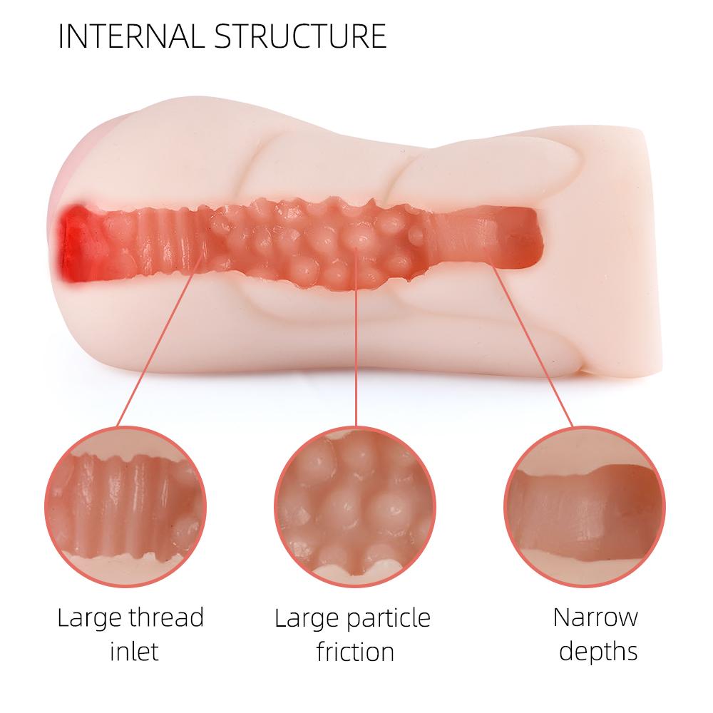 Kieszonkowe cipki Mężczyzna Strokers Masturbator Vagina Mini Doll Sex zabawki dla mężczyzn