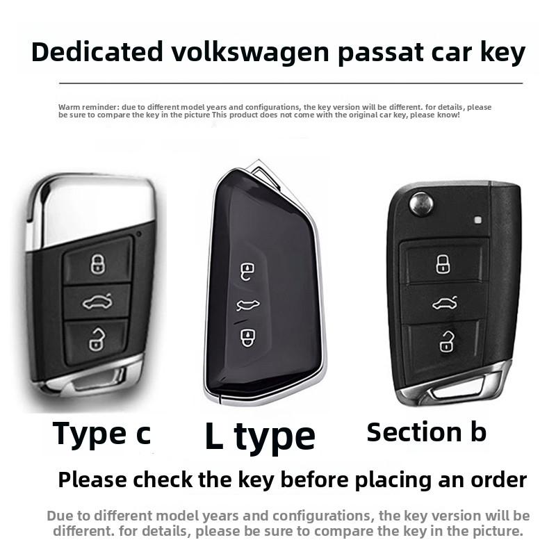 2026 Hot For VW VOLKSWAGEN Car Key Case Cover Shell For VW Volkswagen Golf 7 MK7 Tiguan MK2 For SEAT Ateca Leon FR 2 Ibiza For S