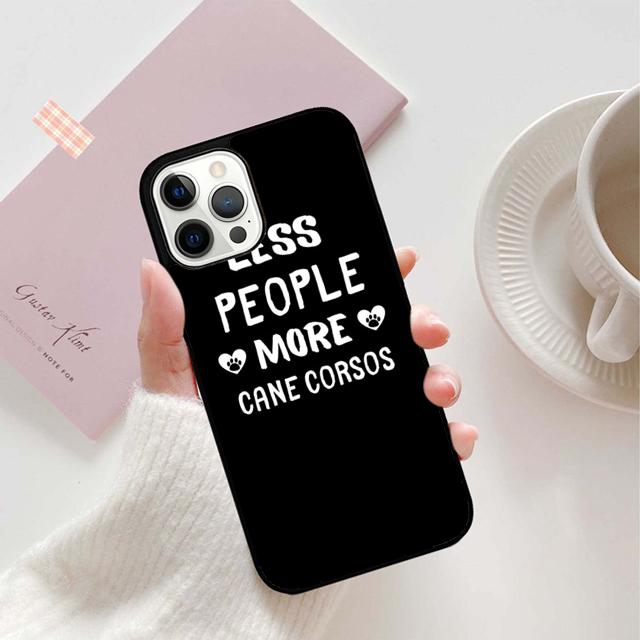 Cane Corso Mastiff Quotes Phone Case For For iPhone 17 Air 16 15 11 12 13 14 Pro Max Plus coque