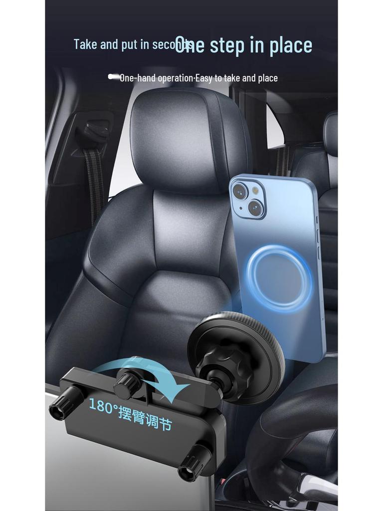 BYD Auto Magnetische Handyhalterung für Model 3/Y - MagSafe-kompatibel, Faltbare Navigationshalterung
