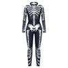 Halloween Costume Onesie Body Tights Digital Printing Tights Skeleton Connection