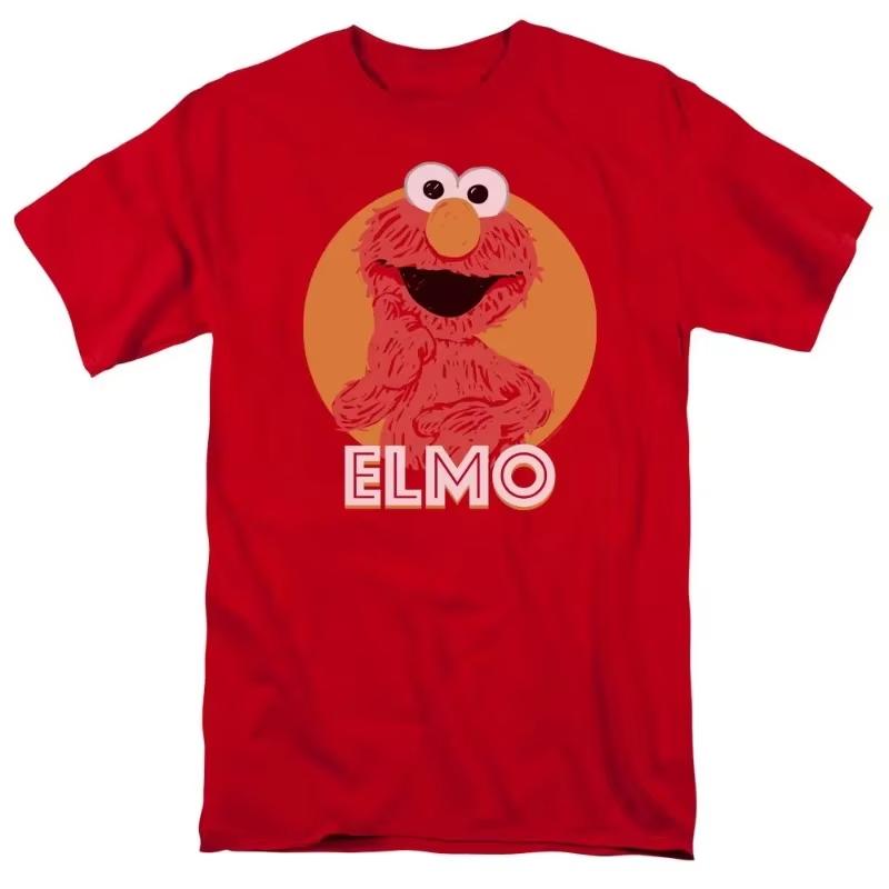 

Sesame Street Unisexs and Womens Summer Tshirts Elmo Oscar Big Bird Biscuit Monster Cute Character S