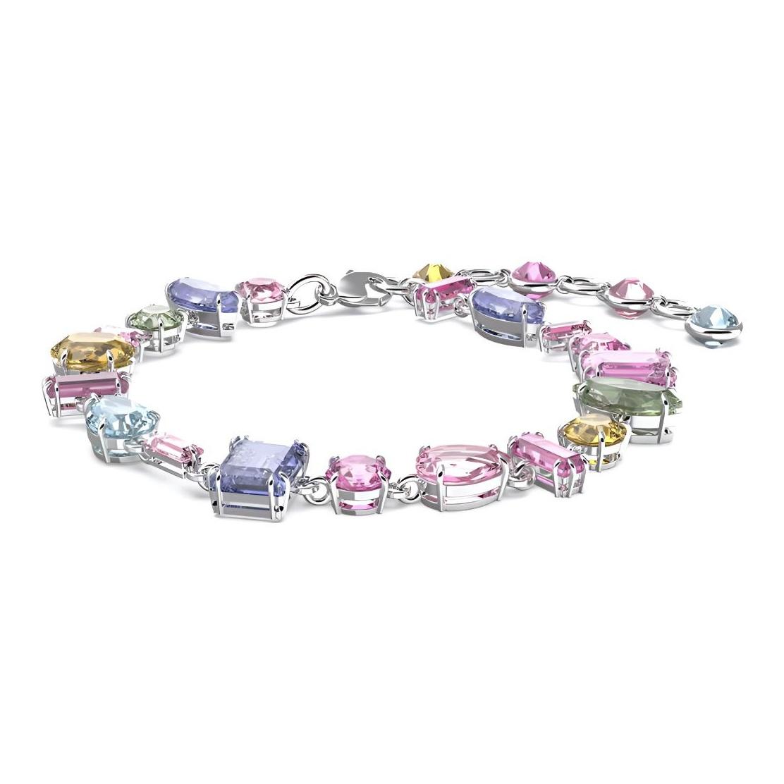 Swarovski Gema Radiant Rhodium-Plated Bracelet Women bracelet 5613739 Box (Random Color)