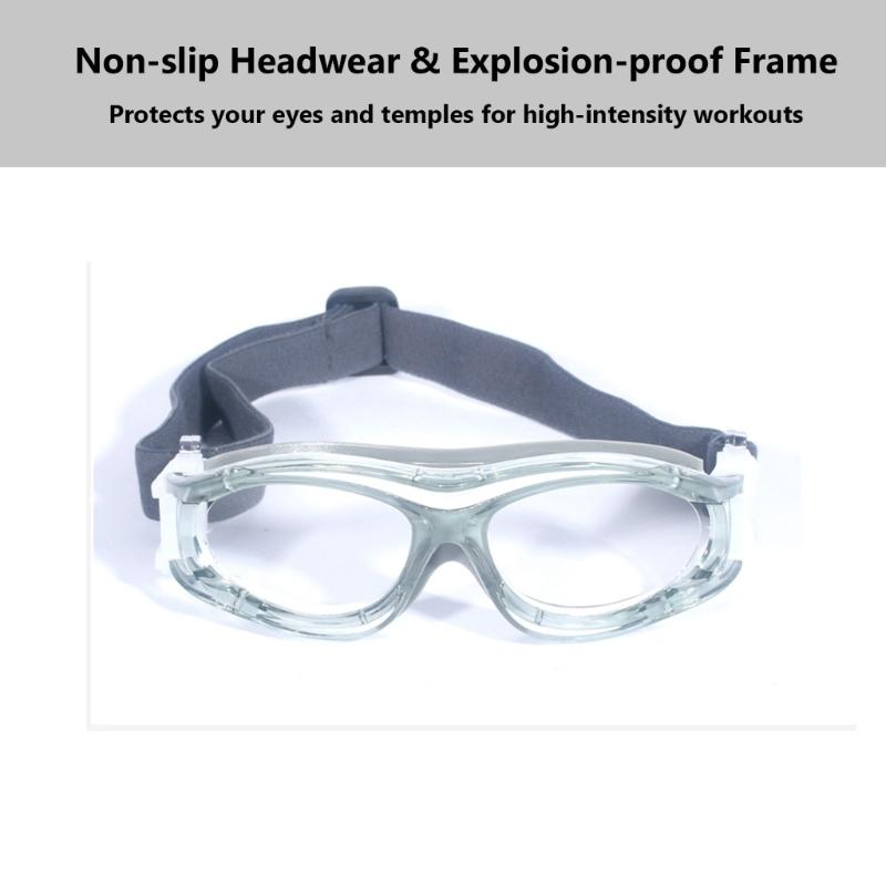 Soccer Football Sports Eyewear Goggles Eye Glasses Adjustable Strap Sports Goggles Protective Safety Basketball Glasses