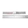 18mm 20mm 22mm 24mm 26mm Universal Watch Strap Stainless Steel Watch Band Flat Interface for Men Women Folding Buckle Wristbelts