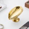 Gold Silver Soap Dish Ceramic Soap Tray No Punching Bathroom Storage Holder  Counter Tray