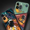 Cartoon Cute Cosmonaut Phone Case Cover for iPhone 17 16 15 14 13 12 11 Pro Max 17 Air Plus Shockproof Soft TPU Shell Fundas Bag