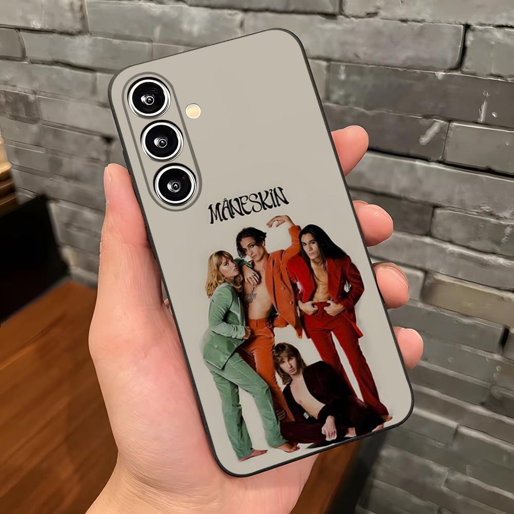 Rock Band M-Maneskin Phone Case For Samsung A25 A13 A33 5G A54 A36 A35 A56 A52 A14 Shockproof Soft Cover