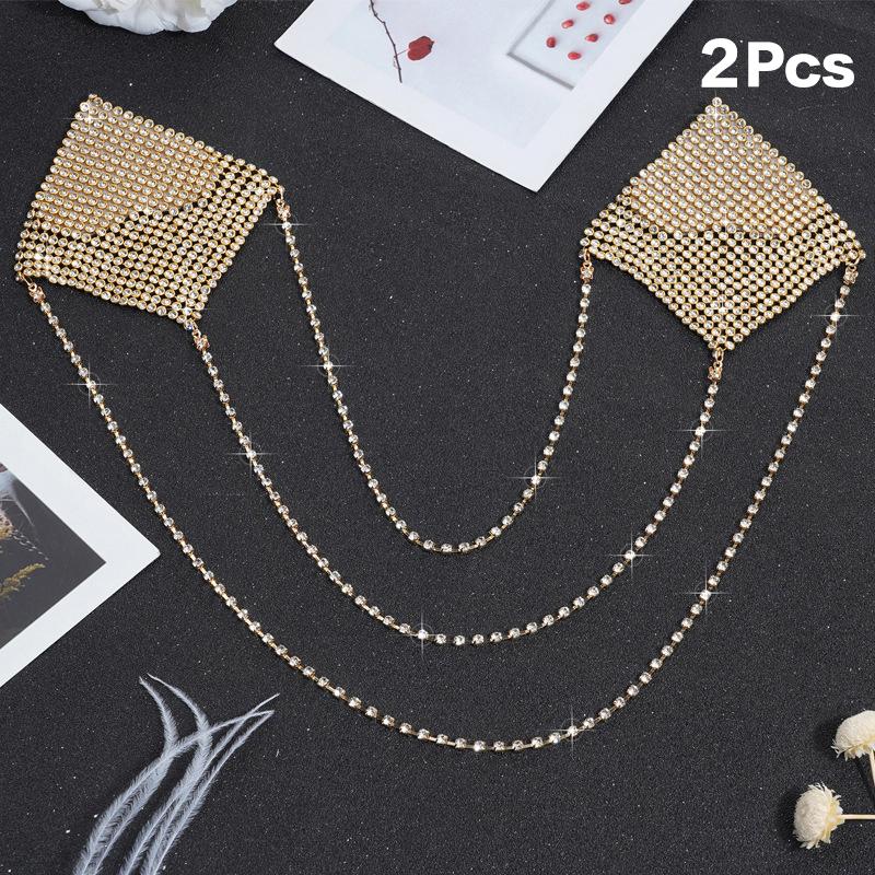Sexy Nipple Self Adhesive Nipple Chains Stickers Tassels Breathable Comfortable Bras Accessories