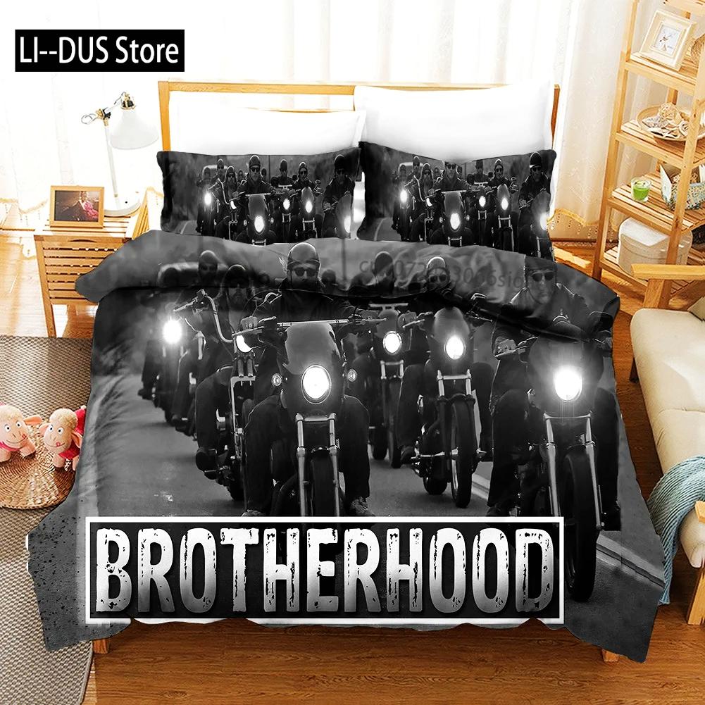 Sexy Girl Motocross Duvet Cover Extreme Sports Theme Bedding Set for Boys Teens Man Microfiber 3D Beauty Queen King Quilt Cover