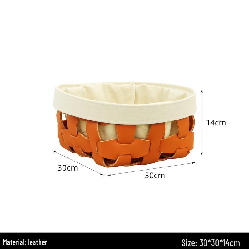 Handton Modern Leather Laundry Hamper