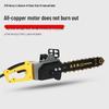 High-Power Portable Electric Chainsaw for Home Woodworking
