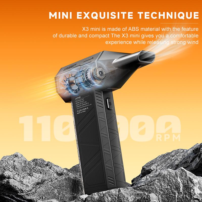 X3mini Jarvis High-Speed Wireless Hair Dryer & Powerful Duster