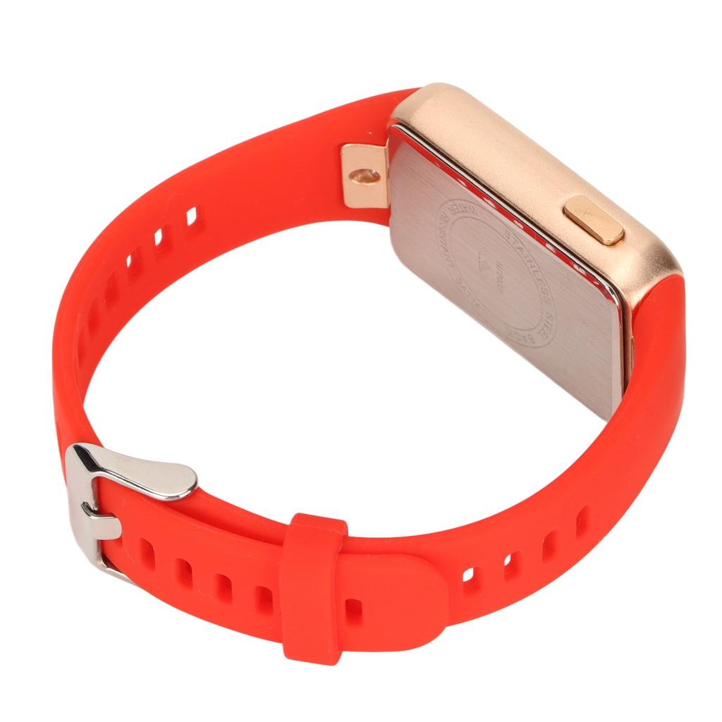 Smart Watch Alloy Silicone Glass 210mah 30m Waterproof LED Fitness Watch for Family Friendly Colleagues