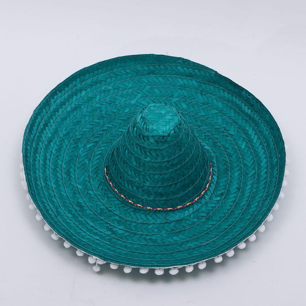 Colorful Wide Brim Straw Hats Halloween Sun Hat Summer Beach Hat  Outdoor