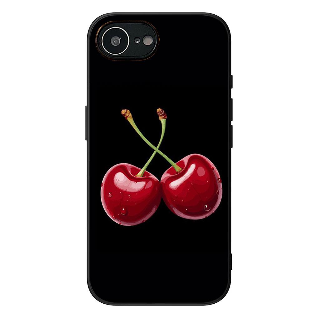 

Soft Cover for Apple iPhone 17 16 14 15 Pro Max Plus 15+ 16E XR ProMax Air 16+ Coque Phone Case Cherry Strawberry fruit Avocado iPhone Air