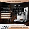 Intelligente Espressomaschine mit integriertem Mahlwerk und Dampfaufschäumer