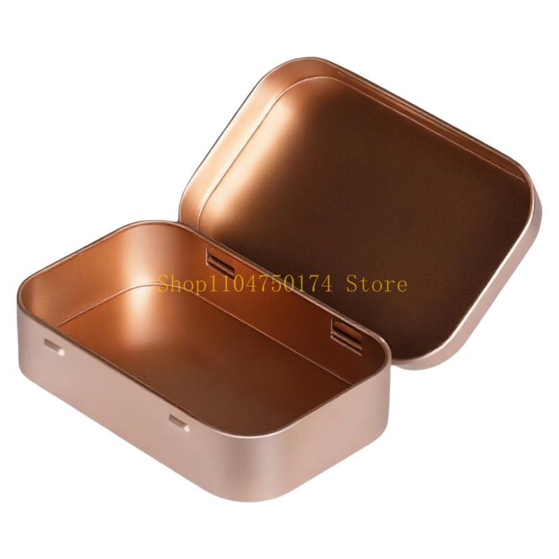 Retro-Eisen-Organizer-Dosen mit Deckel Haushalts-Aufbewahrungslösung Tragbar 2-teiliges Set Top-Angebot, Neujahrsgeschenk