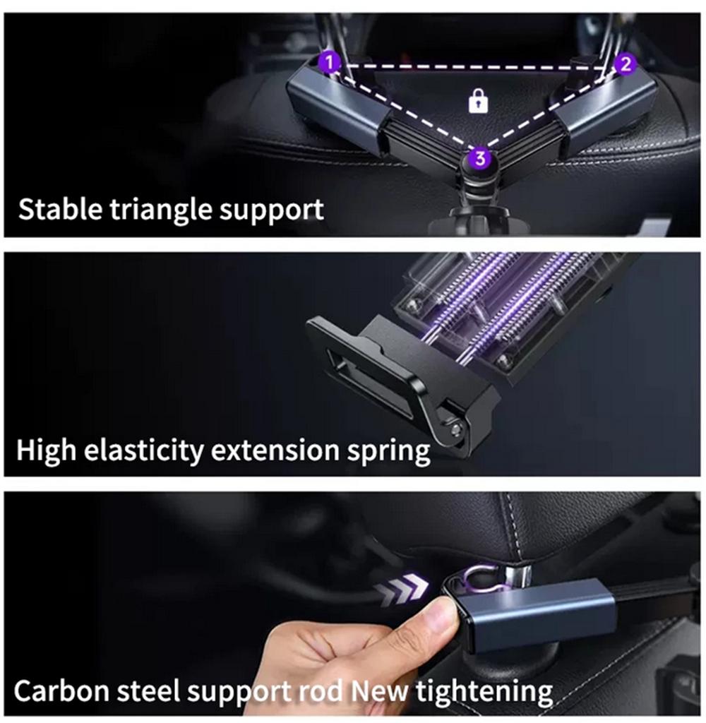 Telescopic Phone Tablet Holder For Car